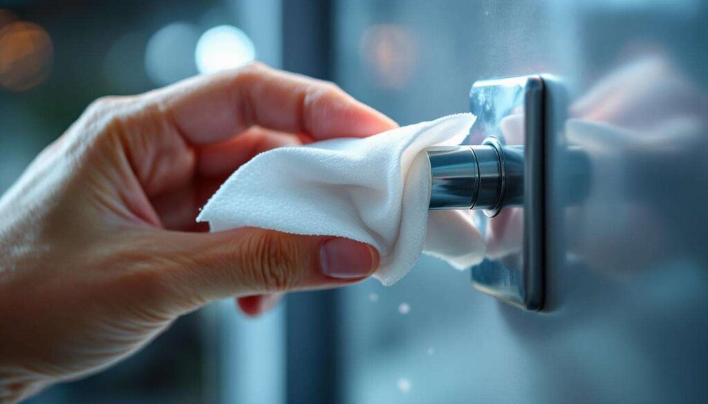 Pourquoi nettoyer vos interrupteurs et poignées avant janvier réduit significativement la propagation de microbes en hiver
